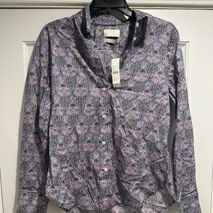 JCrew Slimfit Oxford Shirt in Liberty print, size 8